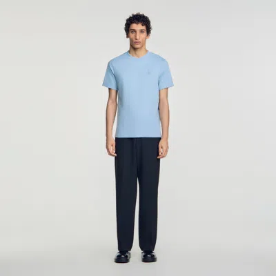 SANDRO COTTON LOGO T-SHIRT