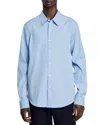 Sandro Hemd Mit Nadelstreifen In Sky Blue