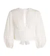 Sandro Cotton Poplin Blouse In Beige