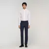 Sandro Cotton Shirt In White