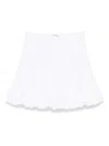 Sandro Pleated Bubble Hem Mini Skirt