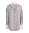 Sandro Cotton Stripe Shirt In Multi