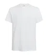 Sandro Logo-embroidered Cotton T-shirt In Beige