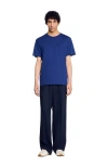 Sandro Cotton T-shirt With Logo In Royal Blue