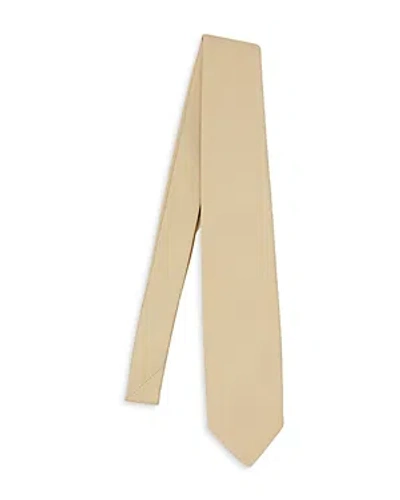 Sandro Pointed-tip Cotton Tie In Naturels