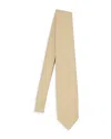 Sandro Pointed-tip Cotton Tie In Beige