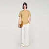 Sandro Cotton T-shirt In Brown