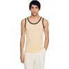 Sandro Cotton Vest Top With Patch In Brown