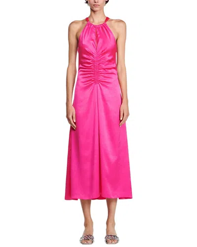 Sandro Courtney Dress In Pink
