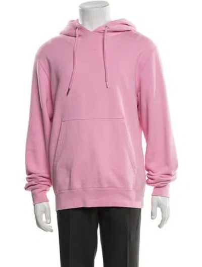 Pre-owned Sandro Crew Neck Long Sleeve Hoodie In Pink