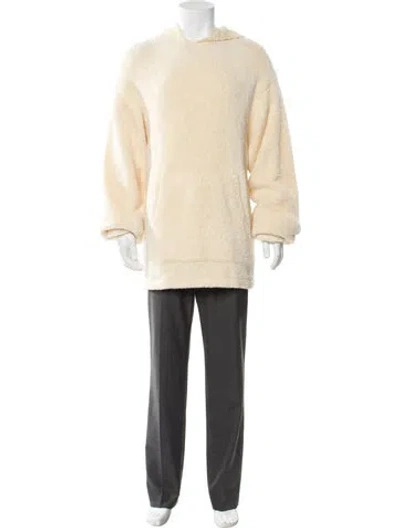 Pre-owned Sandro Crew Neck Long Sleeve Hoodie W/ Tags In Neutral