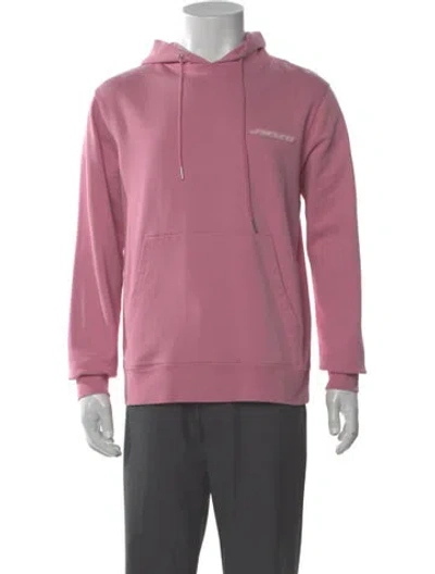 Pre-owned Sandro Crew Neck Long Sleeve Hoodie W/ Tags In Pink