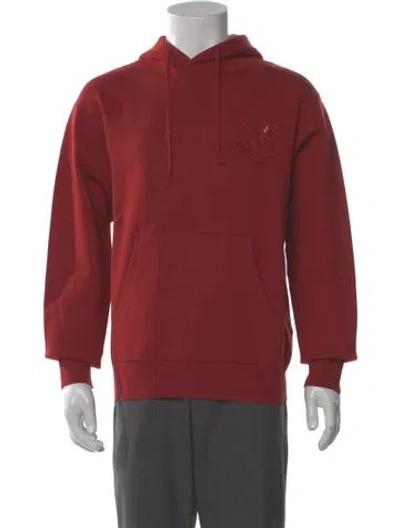 Pre-owned Sandro Crew Neck Long Sleeve Hoodie W/ Tags In Red