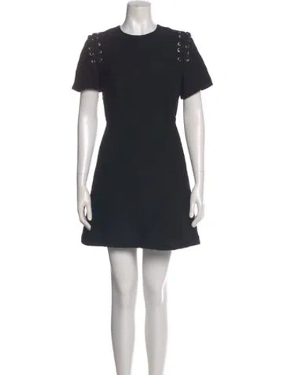 Pre-owned Sandro Crew Neck Mini Dress