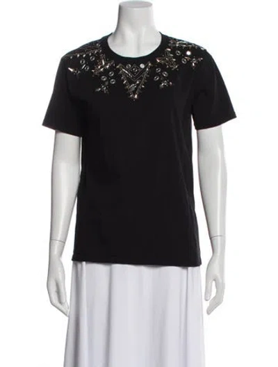 Pre-owned Sandro Crew Neck Short Sleeve T-shirt In Multi