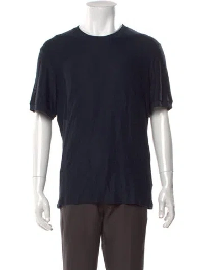 Pre-owned Sandro Crew Neck Short Sleeve T-shirt W/ Tags In Black