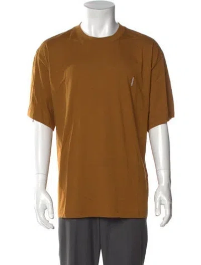 Pre-owned Sandro Crew Neck Short Sleeve T-shirt W/ Tags In Brown