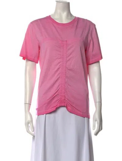 Pre-owned Sandro Crew Neck Short Sleeve T-shirt W/ Tags In Pink