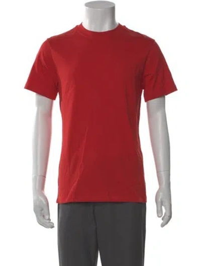 Pre-owned Sandro Crew Neck Short Sleeve T-shirt W/ Tags In Red