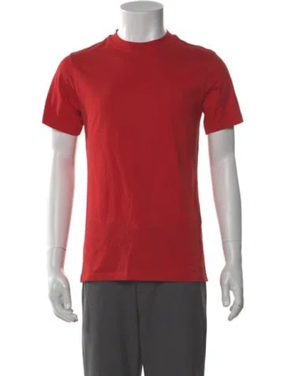 Pre-owned Sandro Crew Neck Short Sleeve T-shirt W/ Tags In Red