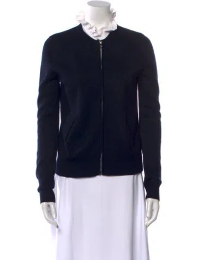 Pre-owned Sandro Crew Neck Sweater In Black