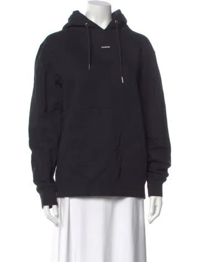 Pre-owned Sandro Crew Neck Sweater In Black