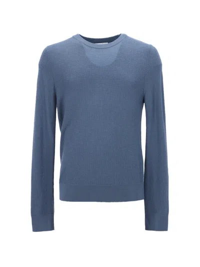 Pre-owned Sandro Crew-neck Sweater In Blue
