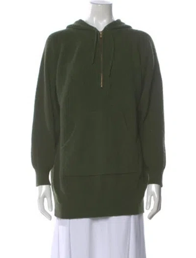 Pre-owned Sandro Crew Neck Sweater In Green