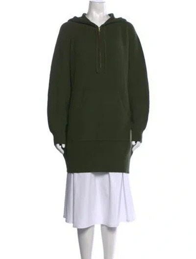 Pre-owned Sandro Crew Neck Sweater In Green