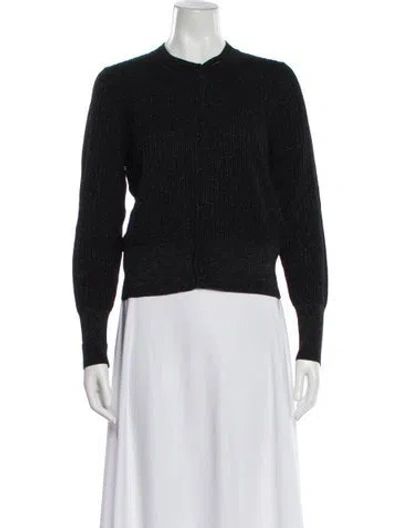 Pre-owned Sandro Crew Neck Sweater In Multi