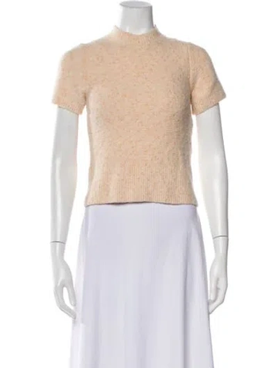 Pre-owned Sandro Crew Neck Sweater In Neutral