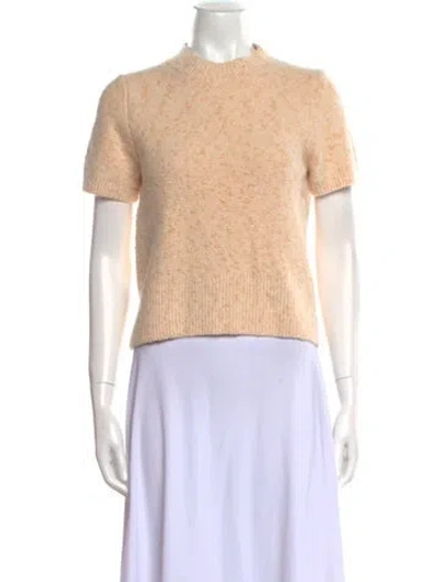 Pre-owned Sandro Crew Neck Sweater In Neutral