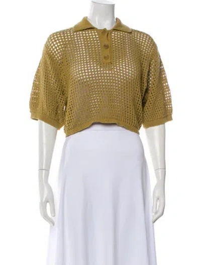 Pre-owned Sandro Crew Neck Sweater In Neutral