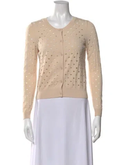 Pre-owned Sandro Crew Neck Sweater In Neutral