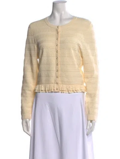 Pre-owned Sandro Crew Neck Sweater In Neutral