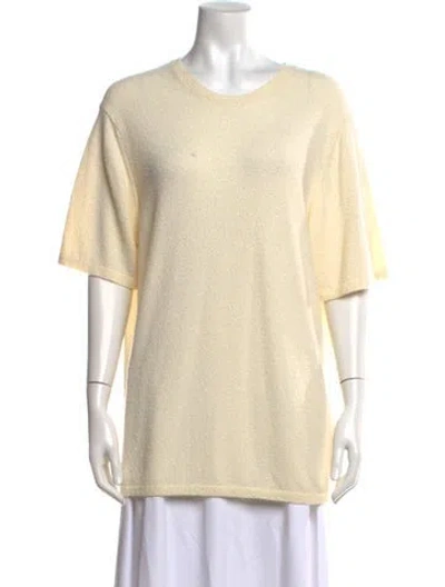 Pre-owned Sandro Crew Neck Sweater In Neutral