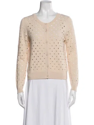 Pre-owned Sandro Crew Neck Sweater In Pink