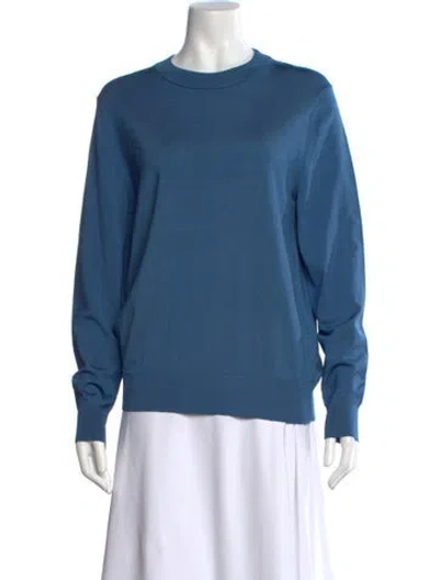 Pre-owned Sandro Crew Neck Sweater W/ Tags In Blue