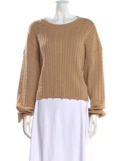 Pre-owned Sandro Crew Neck Sweater W/ Tags In Neutral