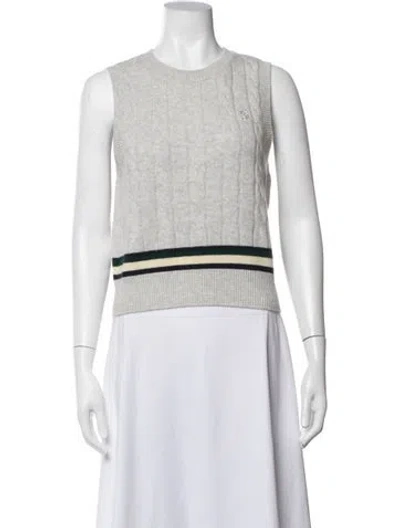 Pre-owned Sandro Crew Neck Sweater W/ Tags In White