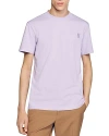 Sandro Crewneck Logo Tee In Lavender