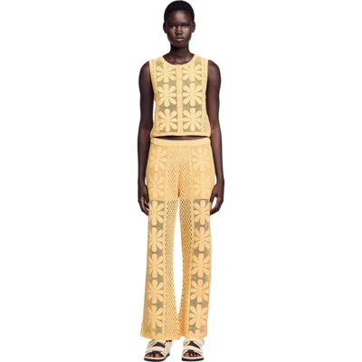 SANDRO SANDRO CROCHET CARDIGAN