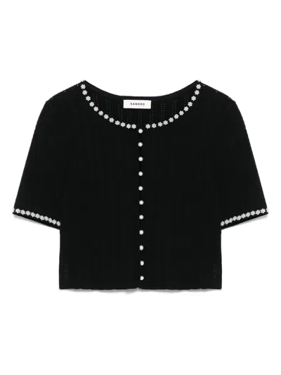 Sandro Cropped Cardigan
