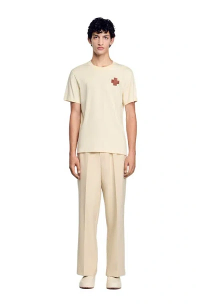SANDRO SANDRO CROSS T-SHIRT