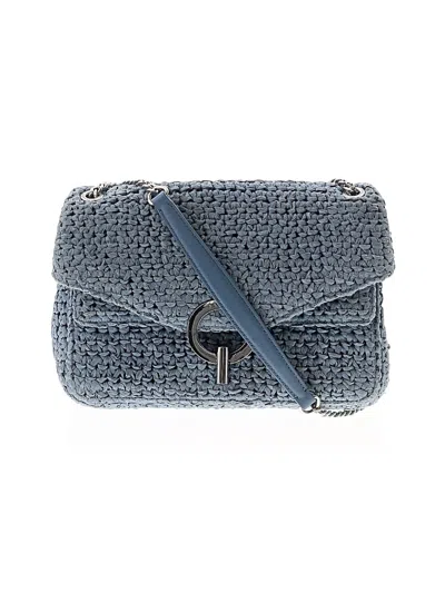 Pre-owned Sandro Crossbody Bag In Blue