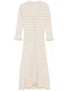 Sandro Crystal-embellished Midi Dress In Neutrals
