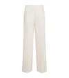 Sandro Crystal-embellished Trousers In White