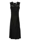 Sandro Crystal-embellishment Maxi Dress In Black