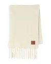 Sandro Curl Scarf In Neutral