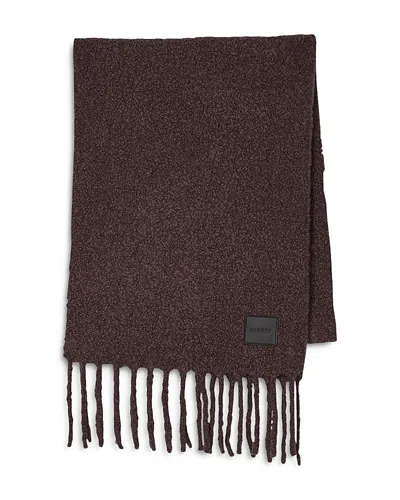 Sandro Curl Scarf In Brown